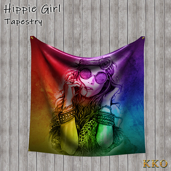 Personalized Hippie Girl Tapestry - Best Gift For Girl - I Am The Storm main image 0